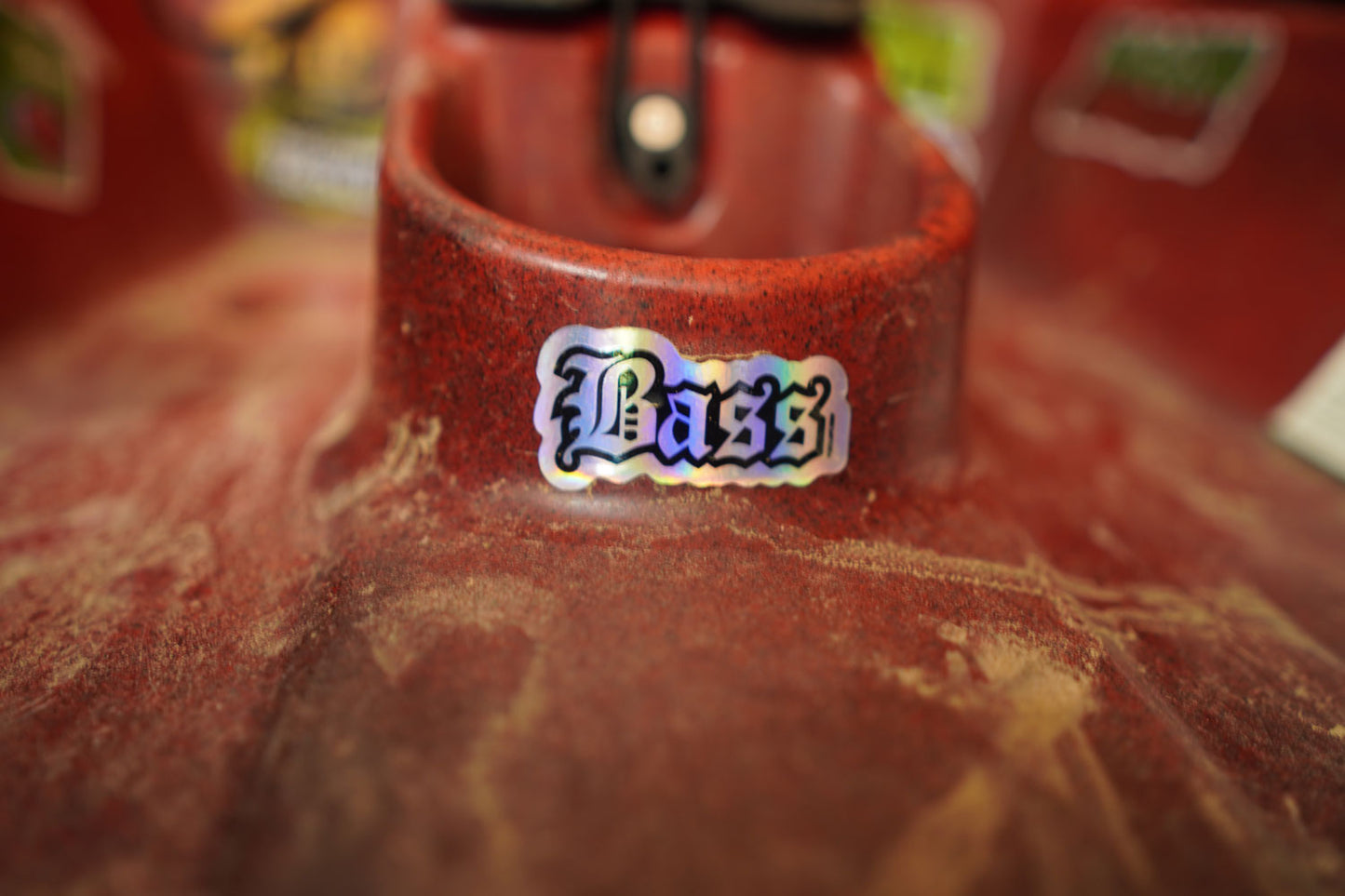 BASS HOLOGRAPHIC STICKER