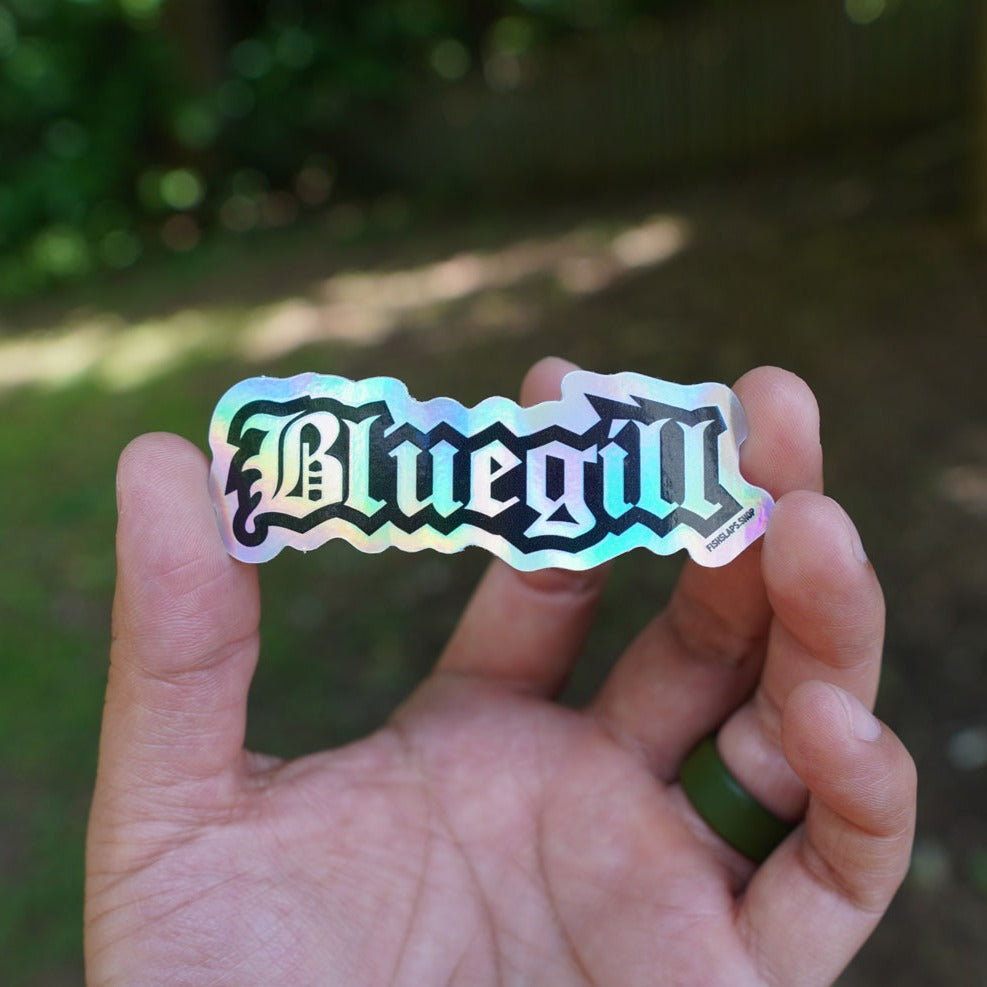 BLUEGILL HOLOGRAPHIC STICKER